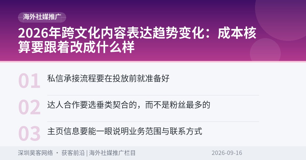 2026年跨文化内容表达趋势变化：成本核算要跟着改成什么样